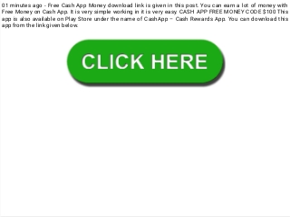 FREE Cash App Money Generator New Method Update 2025