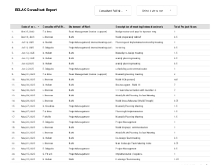 RELAC Consultant Report