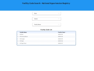 Facility Code - NHR
