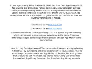 REAL FREE CASH APP MONEY GENERATOR VERSIONS 7 - 0nhvc